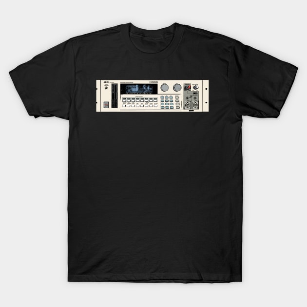 Akai S1000 Sampler  /\/\/  Lofi Sampling T-Shirt by DankFutura